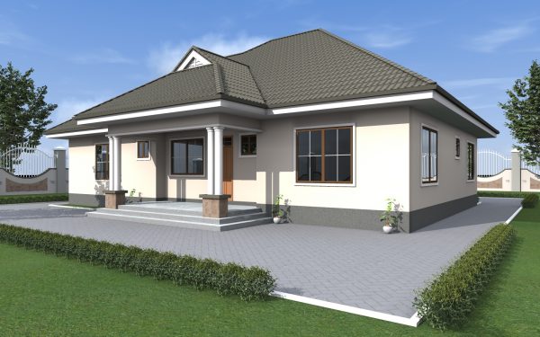 House Plan ID-17536, 4 bedrooms with 2065+4153 bricks and 160 corrugates