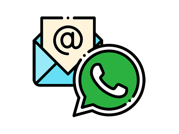 a. Send PDF files in my email or WhatsApp