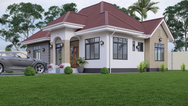 House Plan ID-27934 , 3 bedrooms with 2550+1250 bricks and 99 corrugates