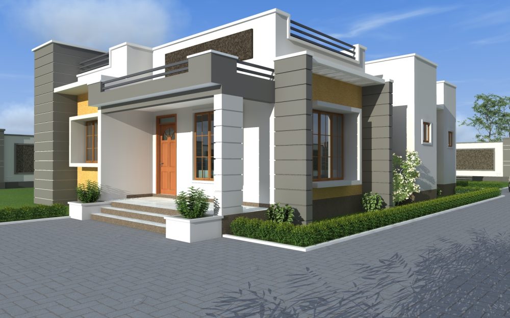 House Plan ID-18083 , 3 bedrooms with 3992+1406 bricks and 70 corrugates