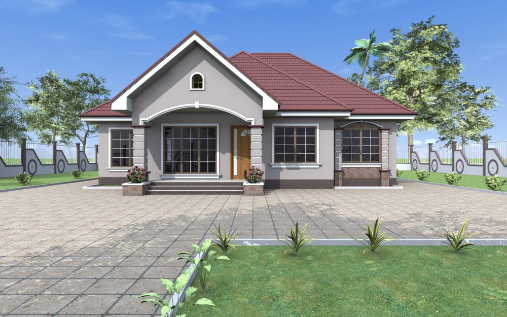 House Plan ID-17823, 4 bedrooms with 3383+1682 bricks and 130 corrugates