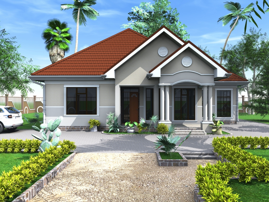 House Plan ID-16582 , 3 bedrooms , 1602+3222 bricks and 124 corrugates