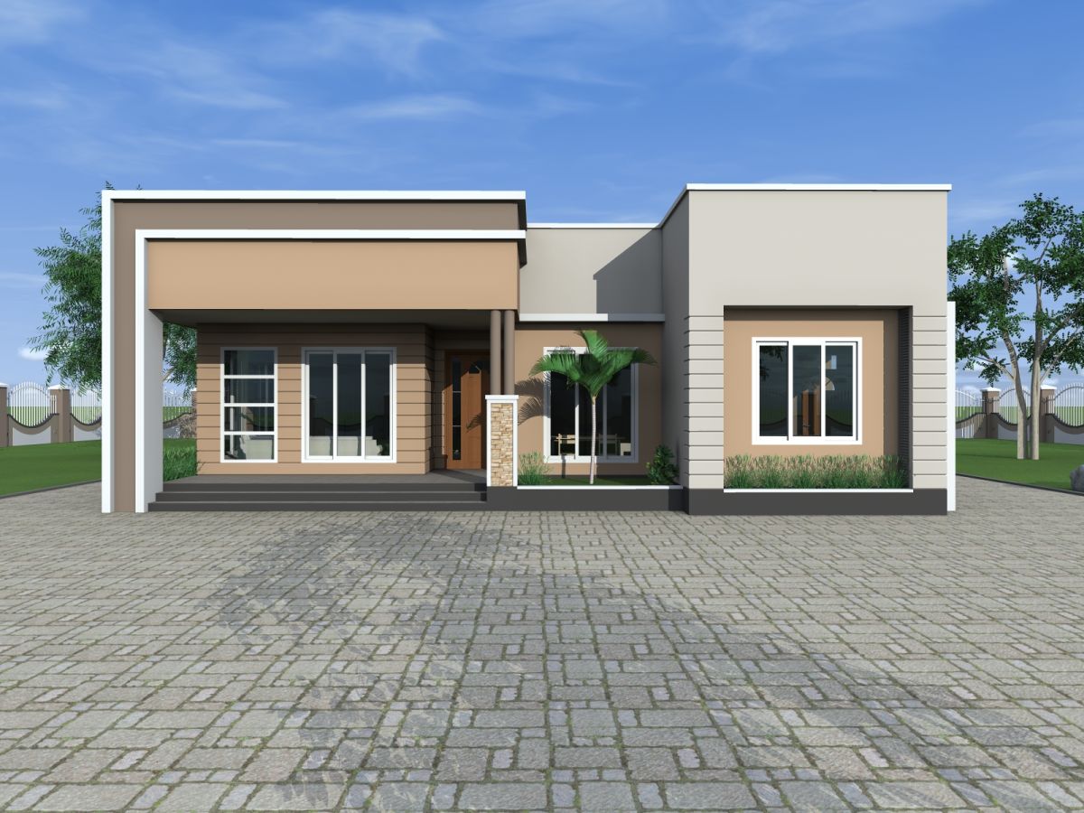 House Plan ID-16528 , 3 bedrooms , 1869+5040 bricks and 86 corrugates