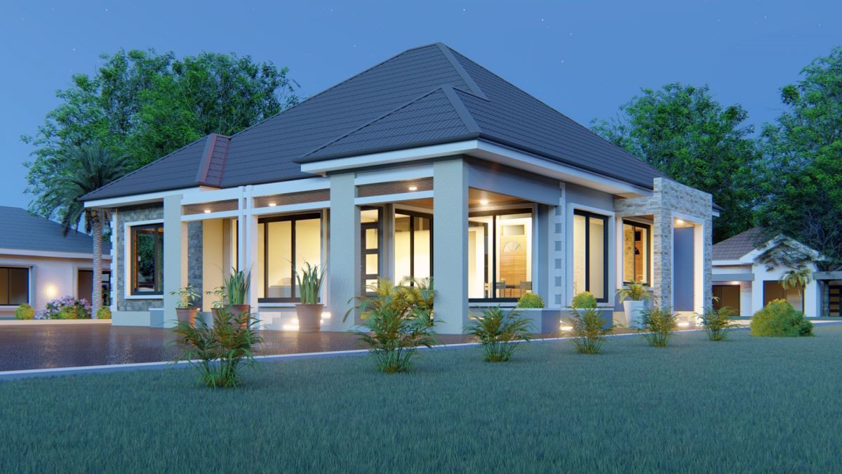 House Plan ID-16503 , 4 bedrooms , 2092+4207 bricks and 162 corrugates