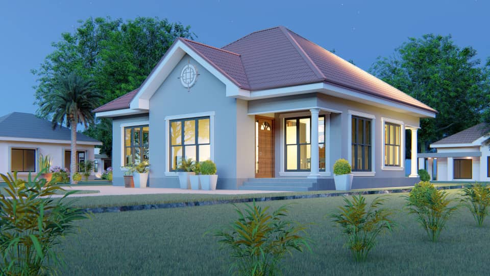 House Plan ID-15481 , 3 bedrooms , 1059+2130 bricks and 97 corrugates