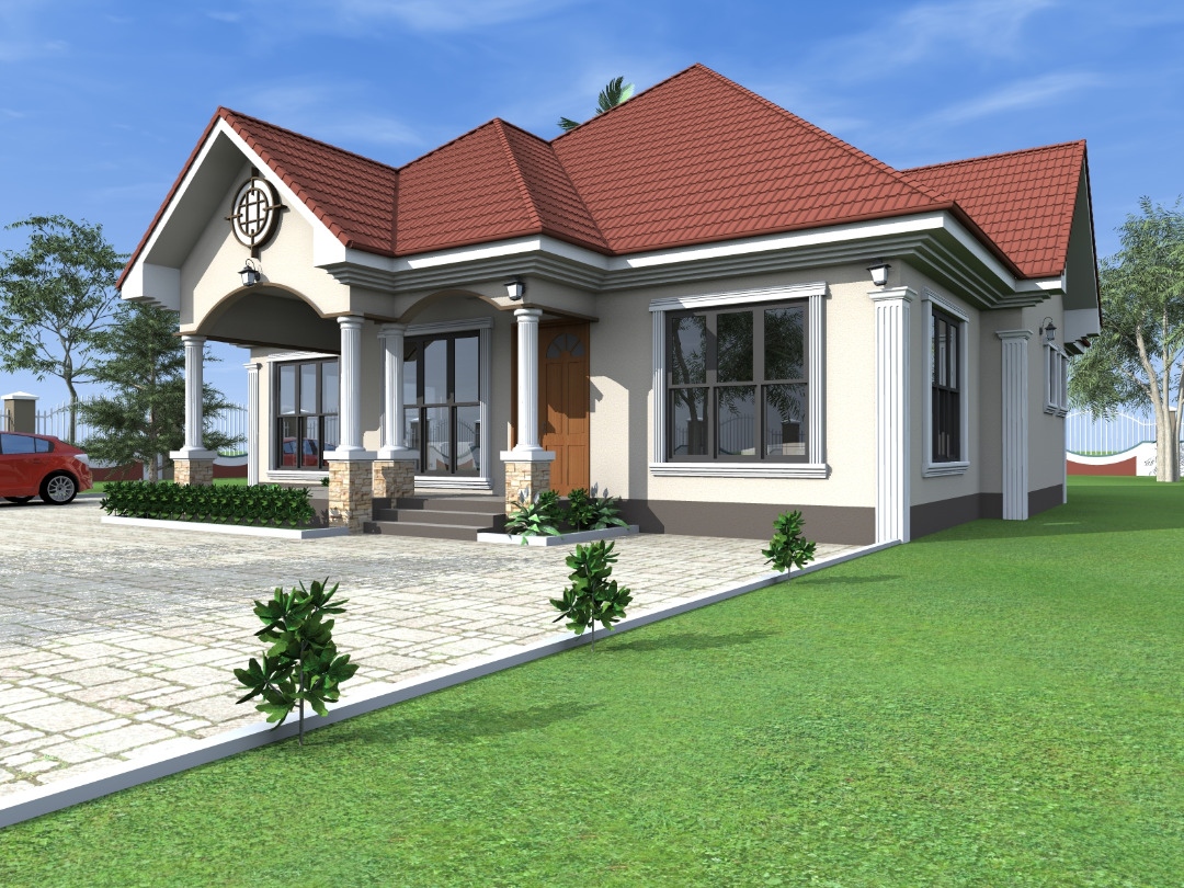 House Plan ID-16588 , 3 bedrooms , 1753+3526 bricks and 136 corrugates