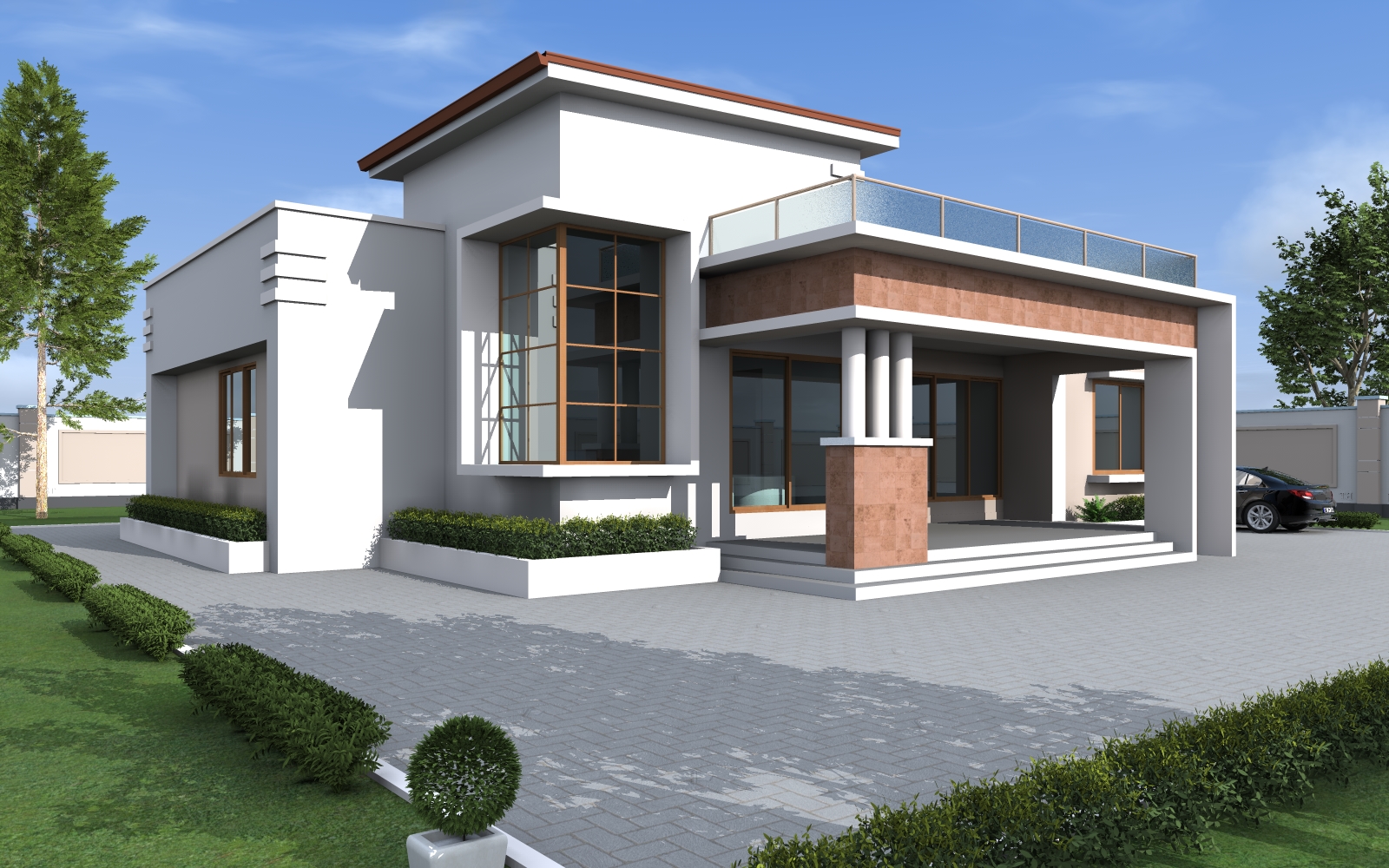 House Plan ID-17145 , 4 bedrooms , 2335+6228 bricks and 108 corrugates