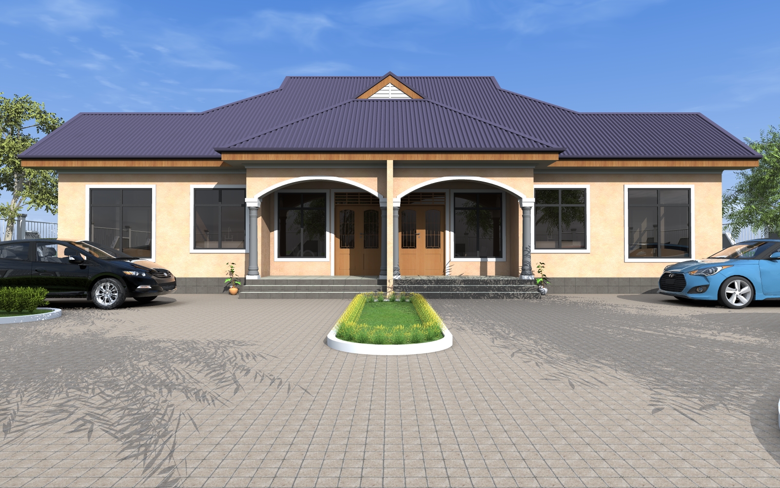 House Plan ID-17103 , 1 bedrooms , 1808+3634 bricks and 140 corrugates