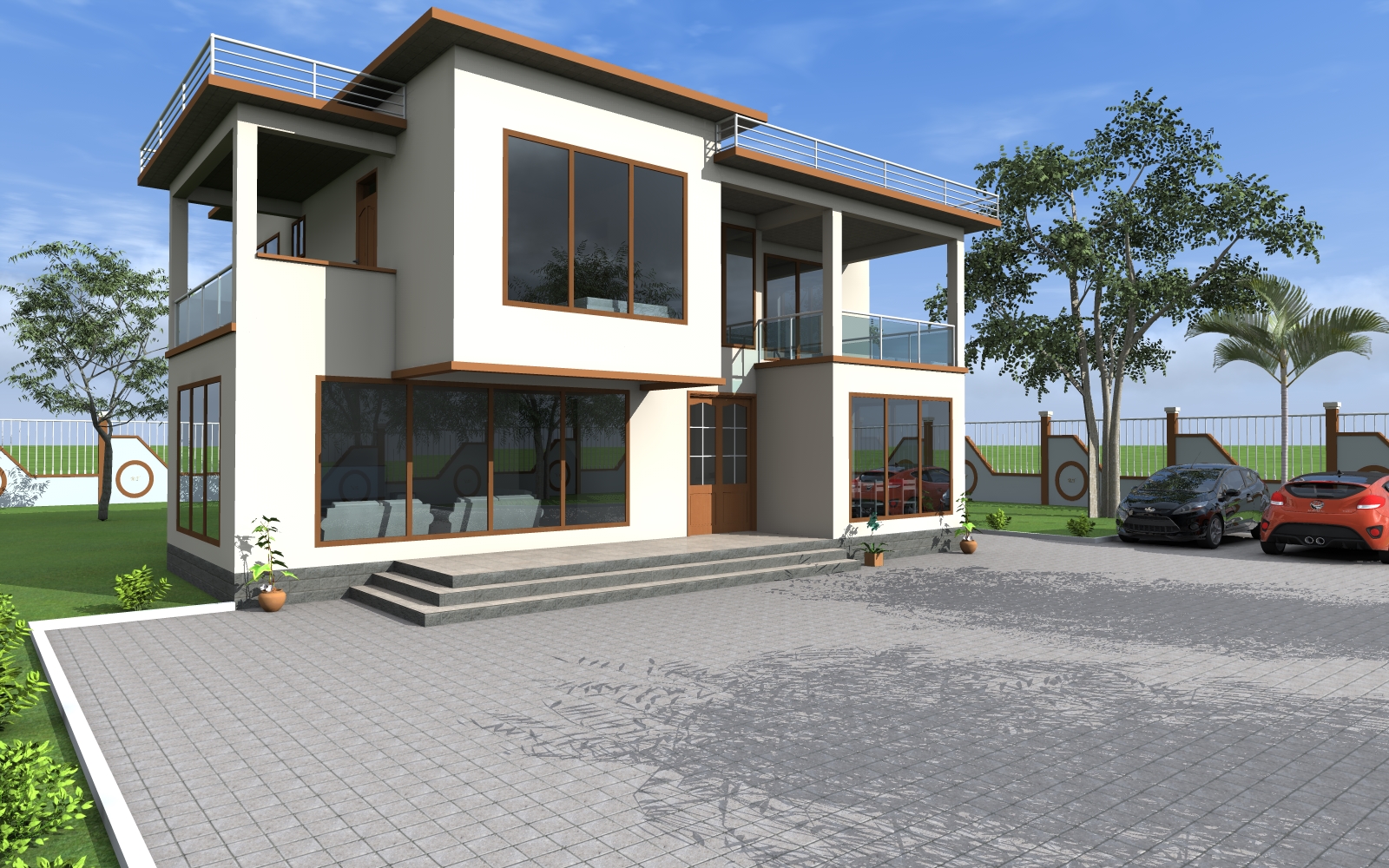 House Plan ID-17040 , 4 bedrooms , 1596+5321 bricks