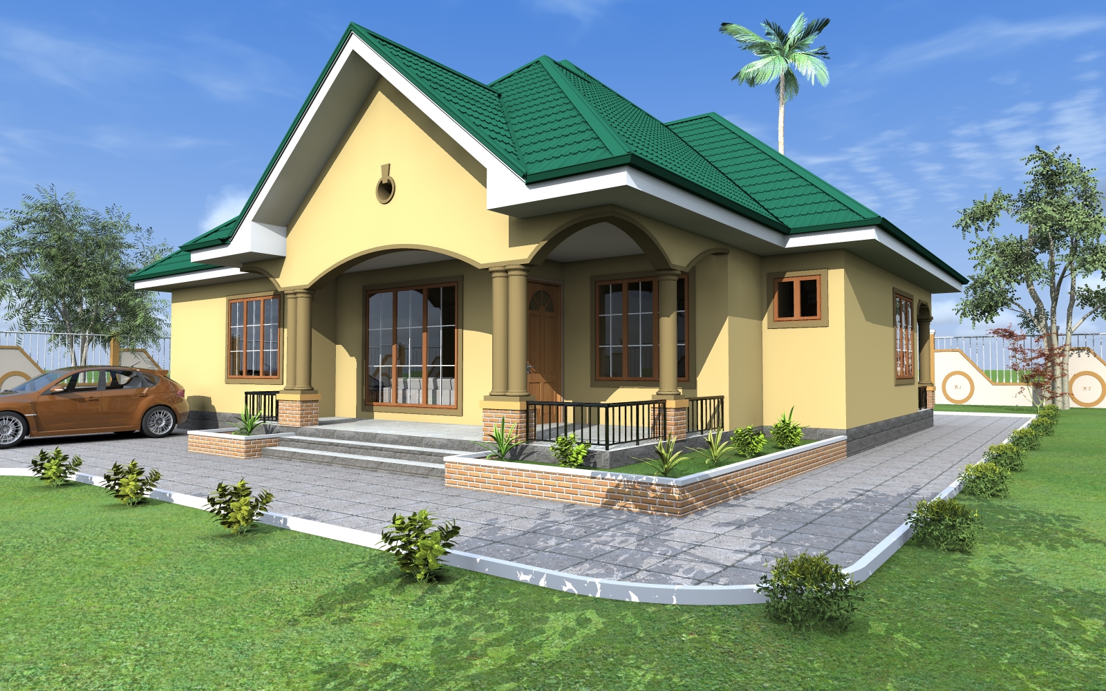 House Plan ID-17028 , 4 bedrooms , 1522+3065 bricks and 118 corrugates