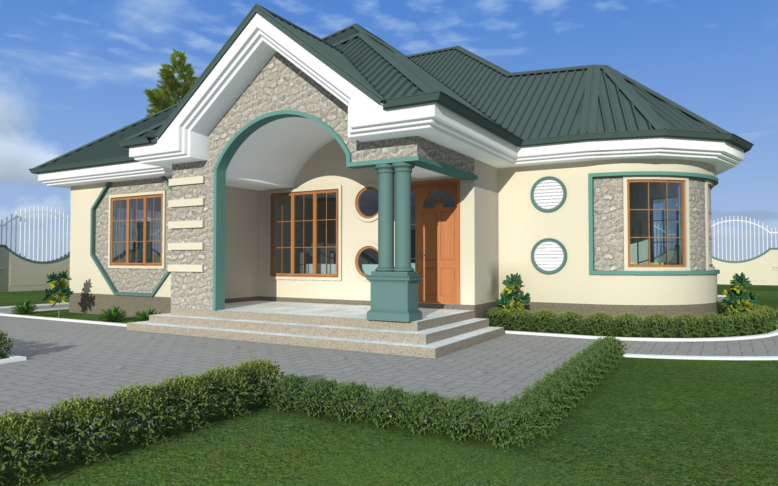 House Plan ID-17565 , 3 bedrooms , 1638+3294 bricks and 127 corrugates