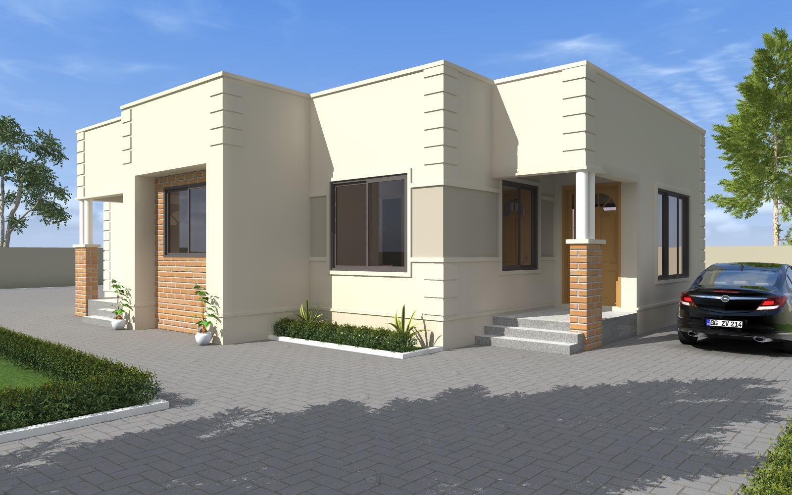 House Plan ID-17165 , 3 bedrooms , 1209+3259 bricks and 56 corrugates