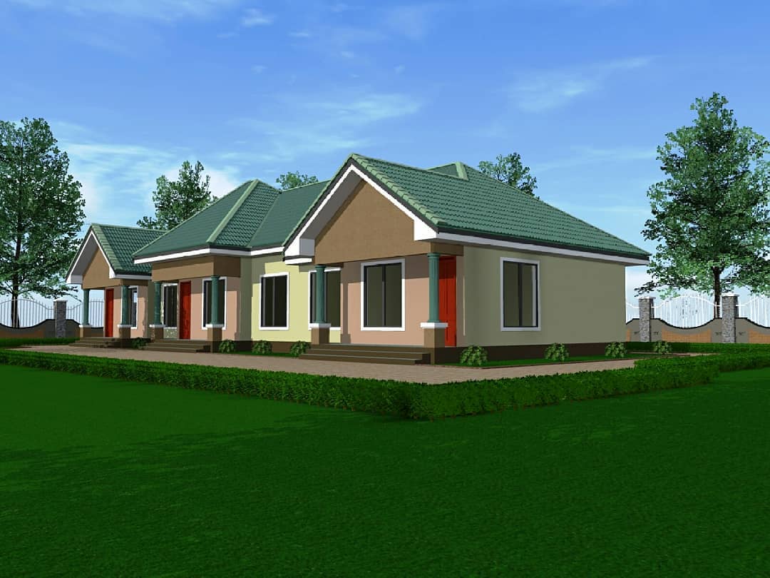 House Plan ID-16818 , 2 bedrooms , 2127+4278 bricks and 164 corrugates