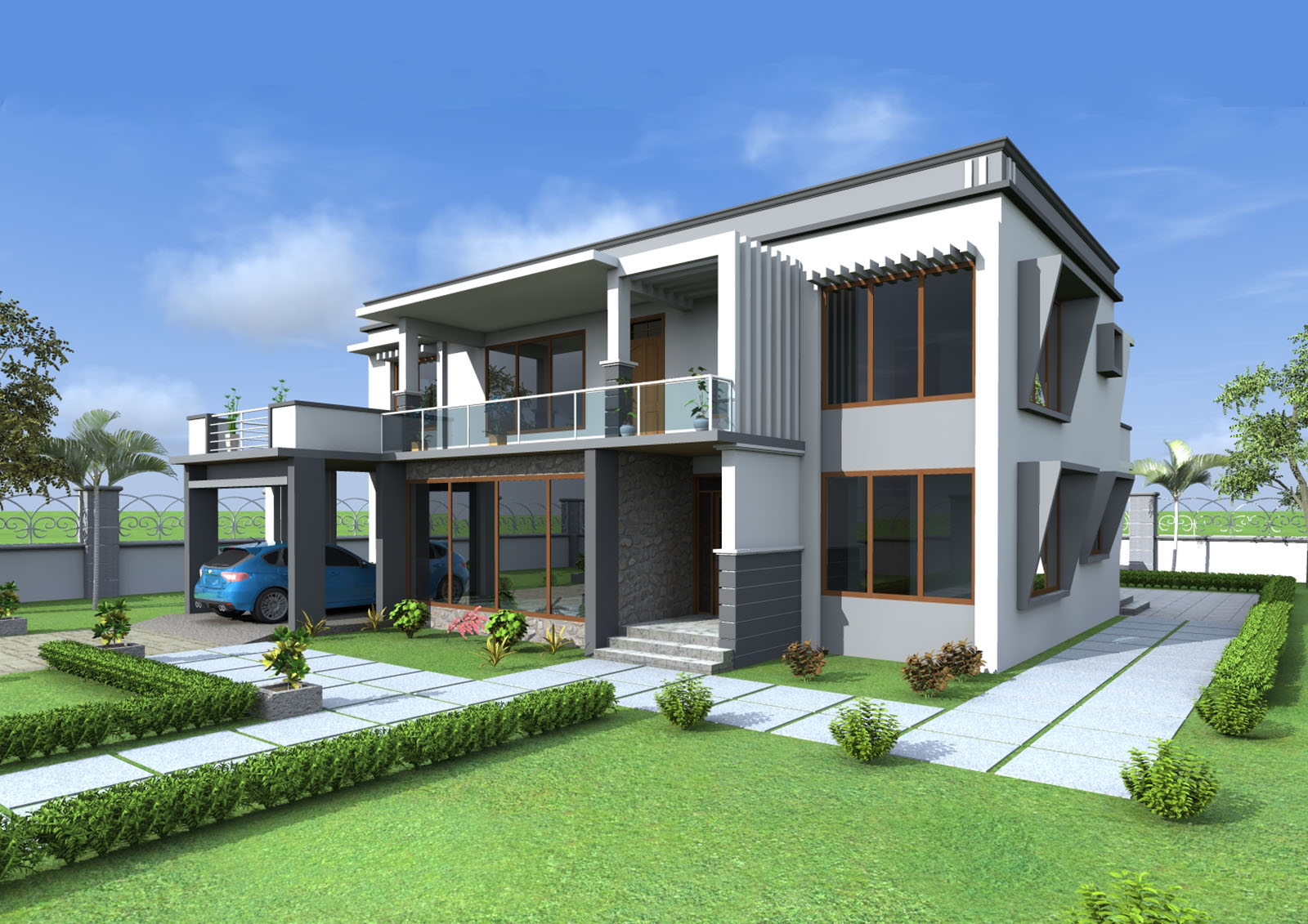 House Plan ID-17772 , 4 bedrooms , 2776+10941 bricks and 75 corrugates