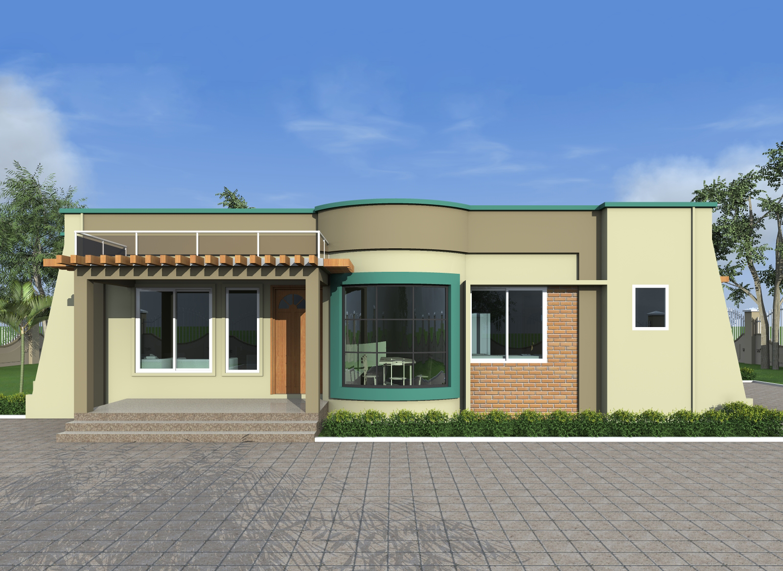 House Plan ID-18101 , 3 bedrooms , 1571+4236 bricks and 73 corrugates