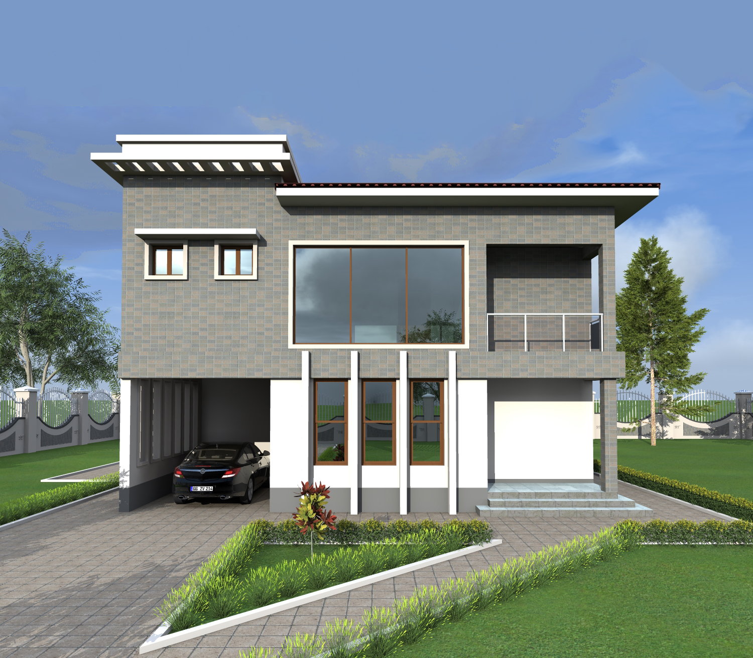 House Plan ID-18092 , 3 bedrooms , 1709+6439 bricks and 70 corrugates
