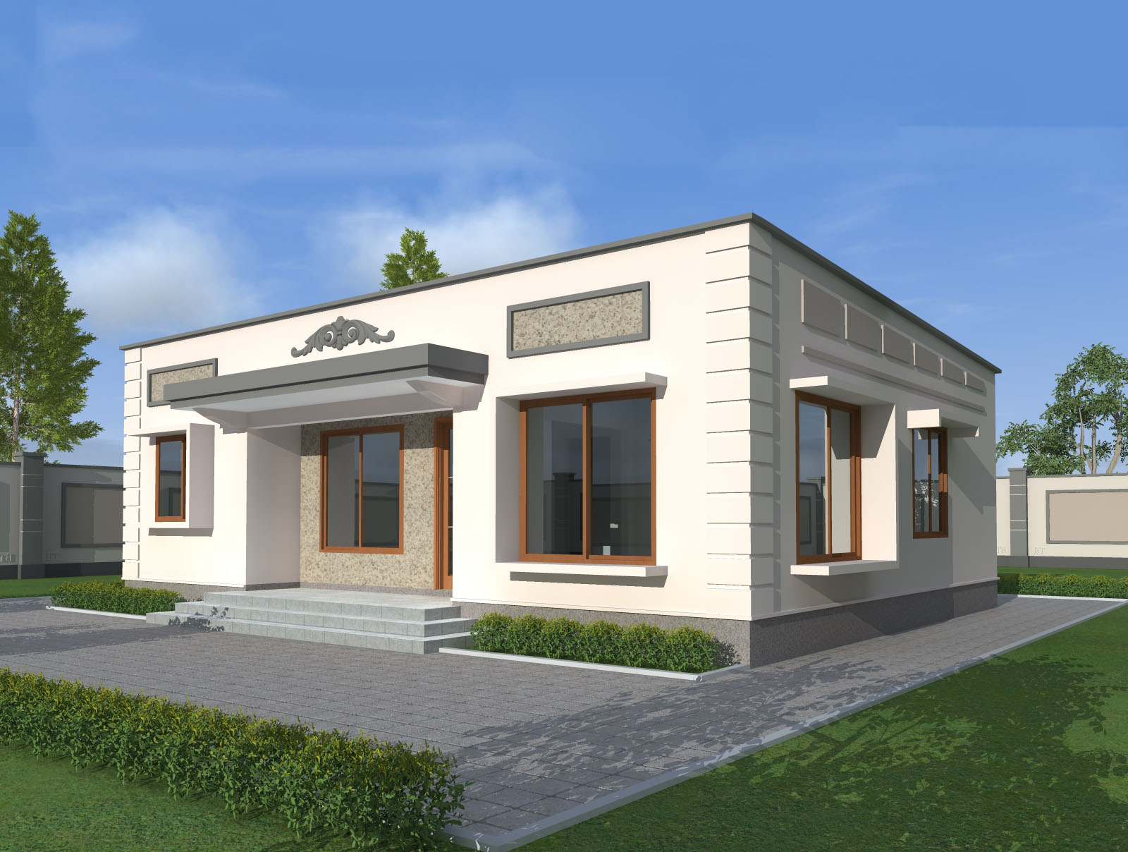 House Plan ID-18175 , 3 bedrooms , 1121+3024 bricks and 52 corrugates