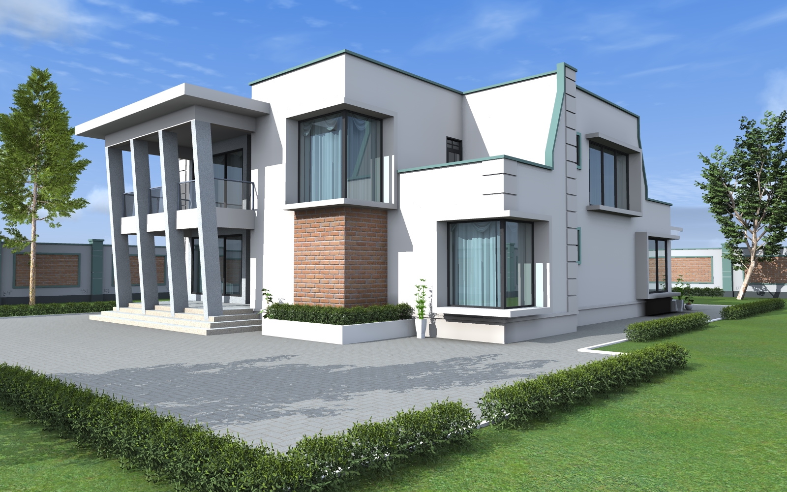 House Plan ID-18066 , 4 bedrooms , 3798+15502 bricks