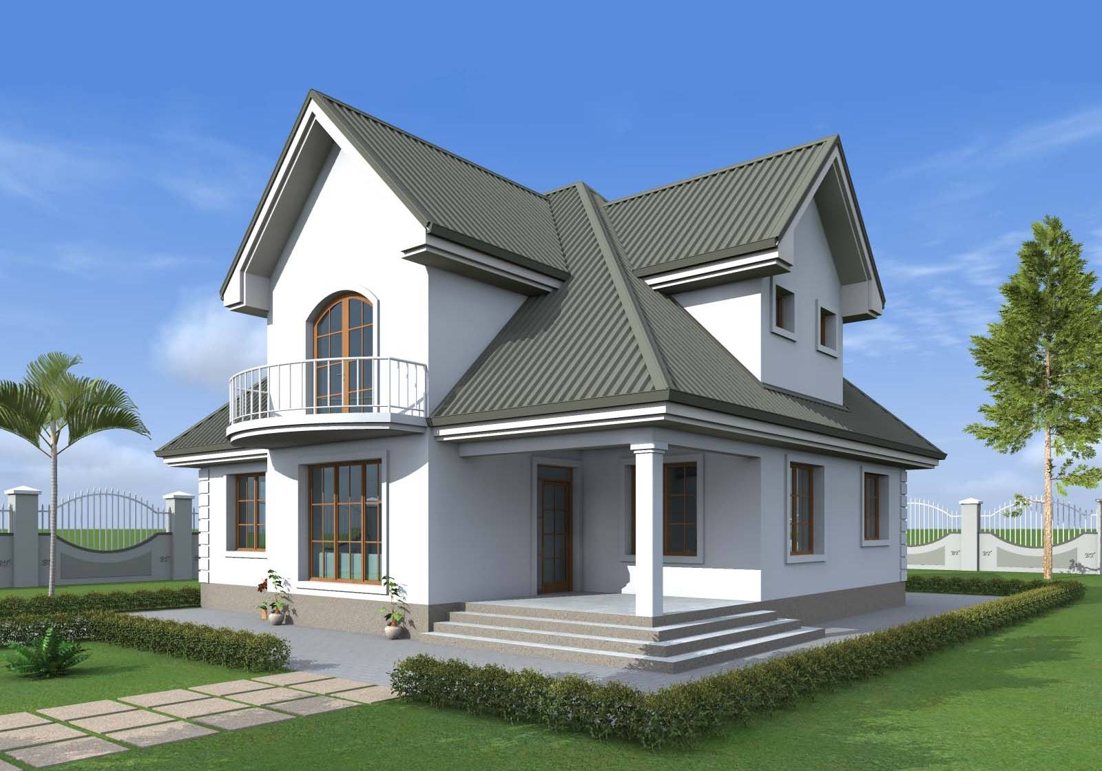 House Plan ID-17177 , 4 bedrooms , 1902+4000 bricks and 124 corrugates