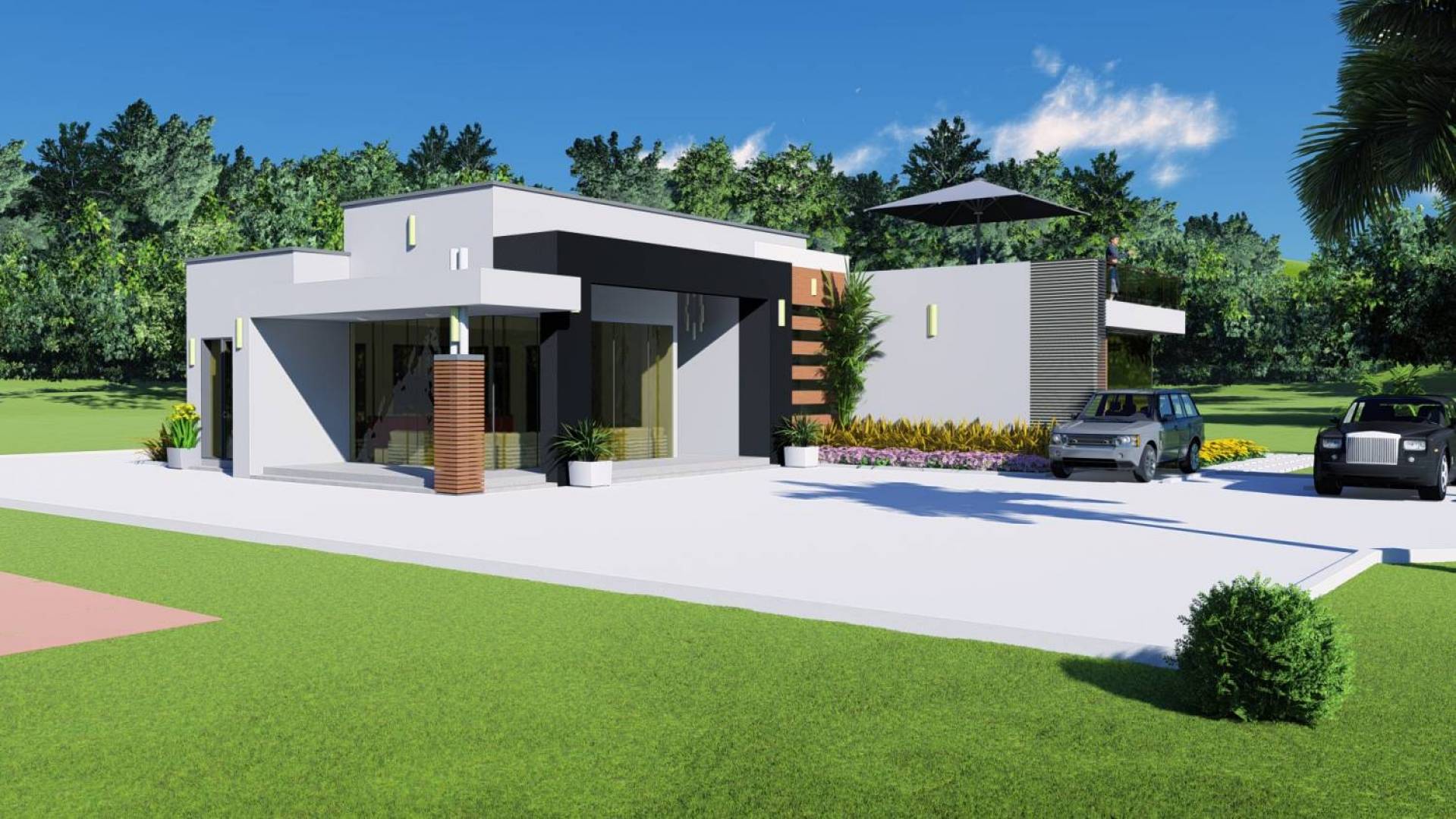 House Plan ID-15252 , 4 bedrooms , 1604+5175 bricks and 66 corrugates
