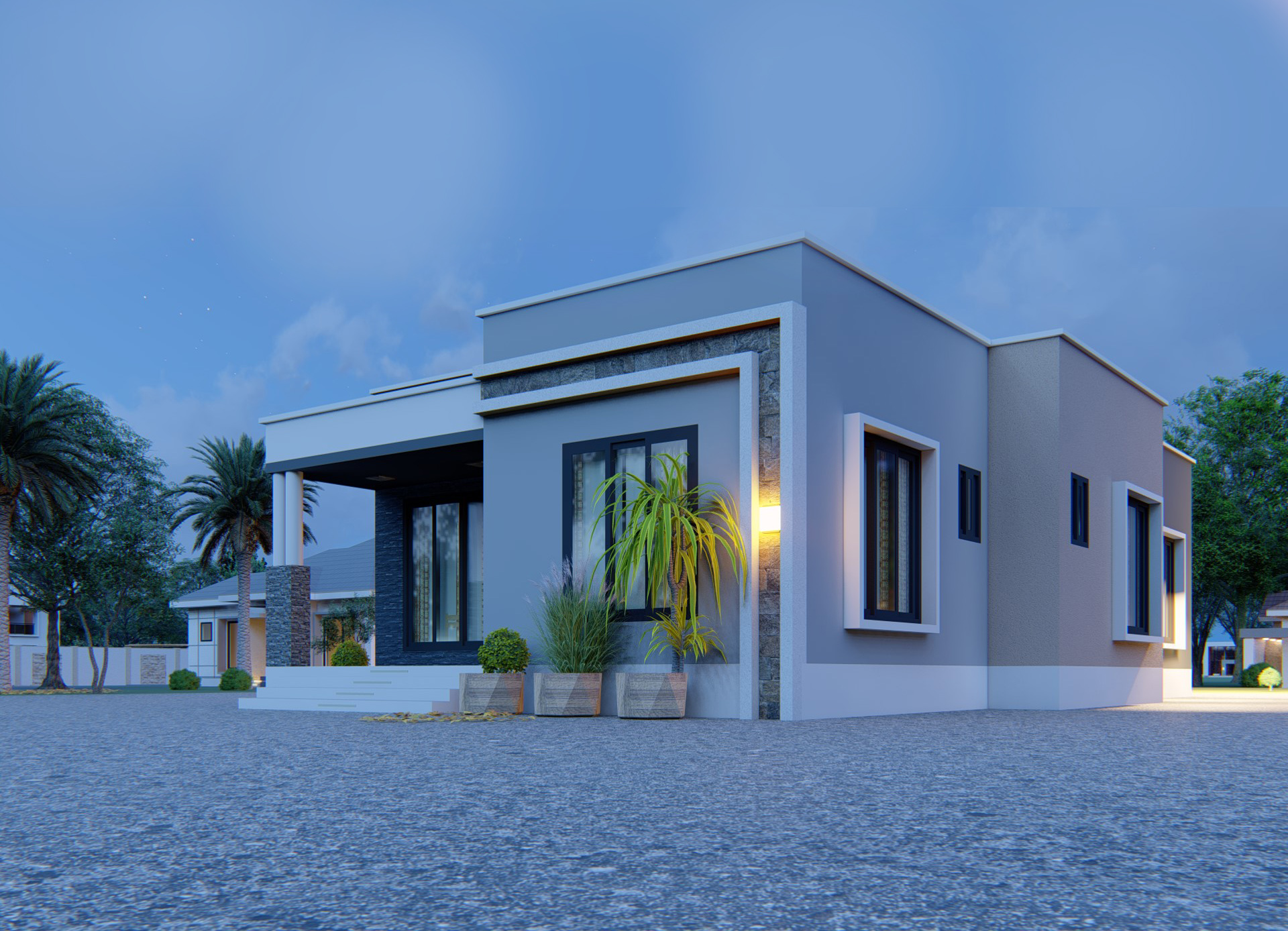 House Plan ID-19391 , 3 bedrooms , 1584+4272 bricks and 73 corrugates