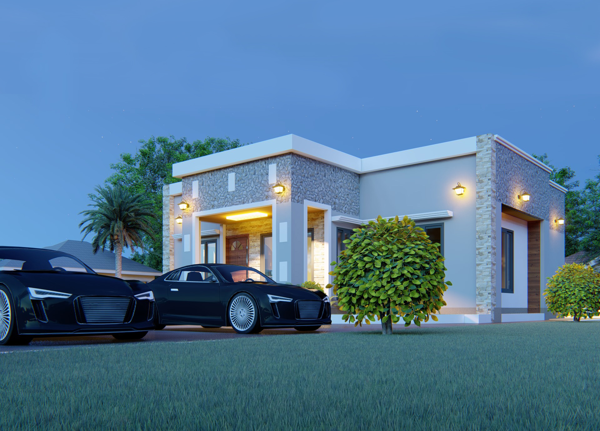 House Plan ID-19453 , 3 bedrooms , 1522+4104 bricks and 70 corrugates