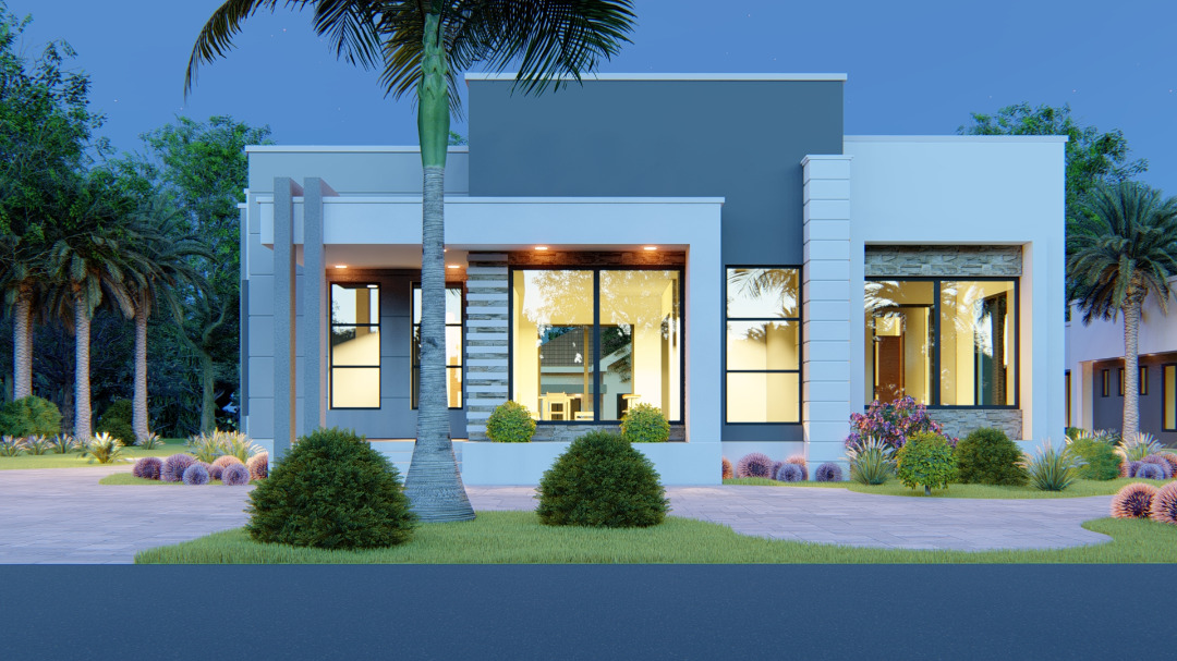 House Plan ID-20471 , 3 bedrooms , 1593+4296 bricks and 74 corrugates