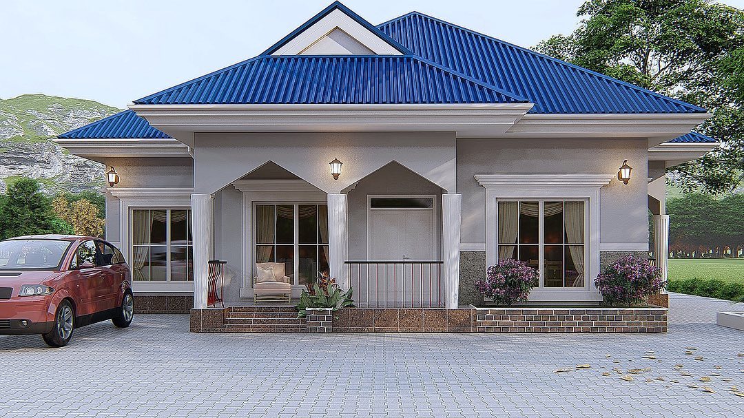 House Plan ID-26363 , 4 bedrooms , 1914+3849 bricks and 158 corrugates
