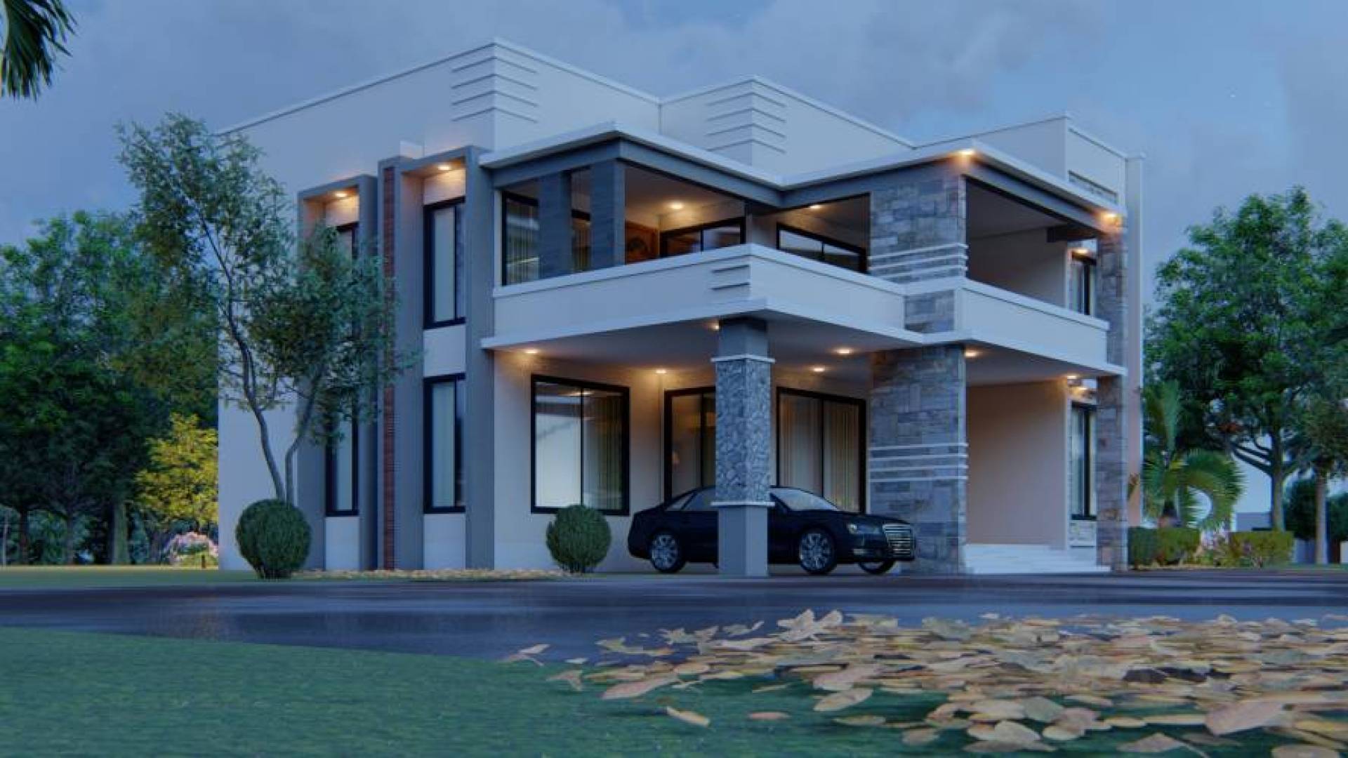 House Plan ID-26412 , 4 bedrooms , 3732+16277 bricks and 108 corrugates