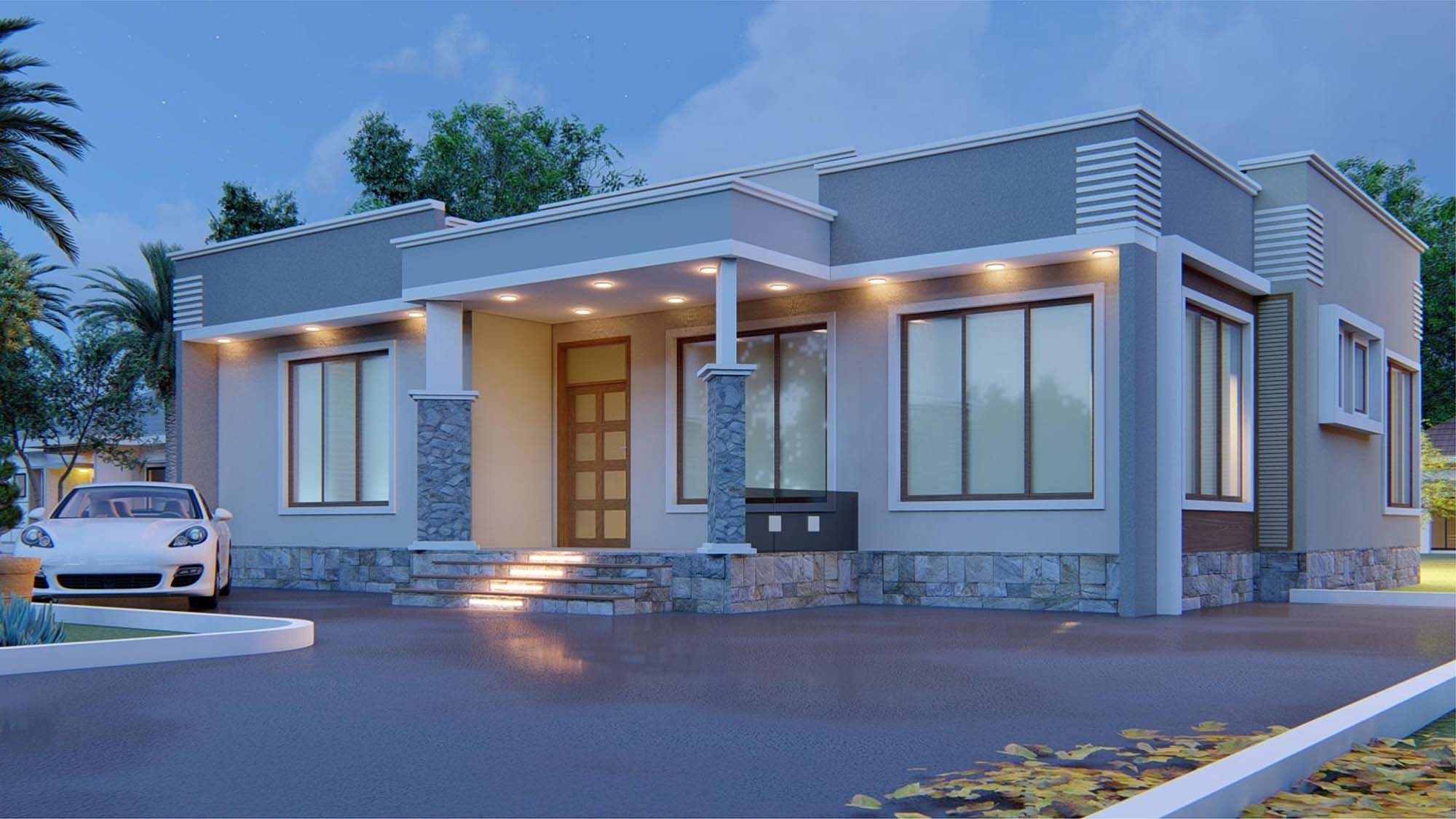 House Plan ID-26528 , 3 bedrooms , 1602+4320 bricks and 74 corrugates