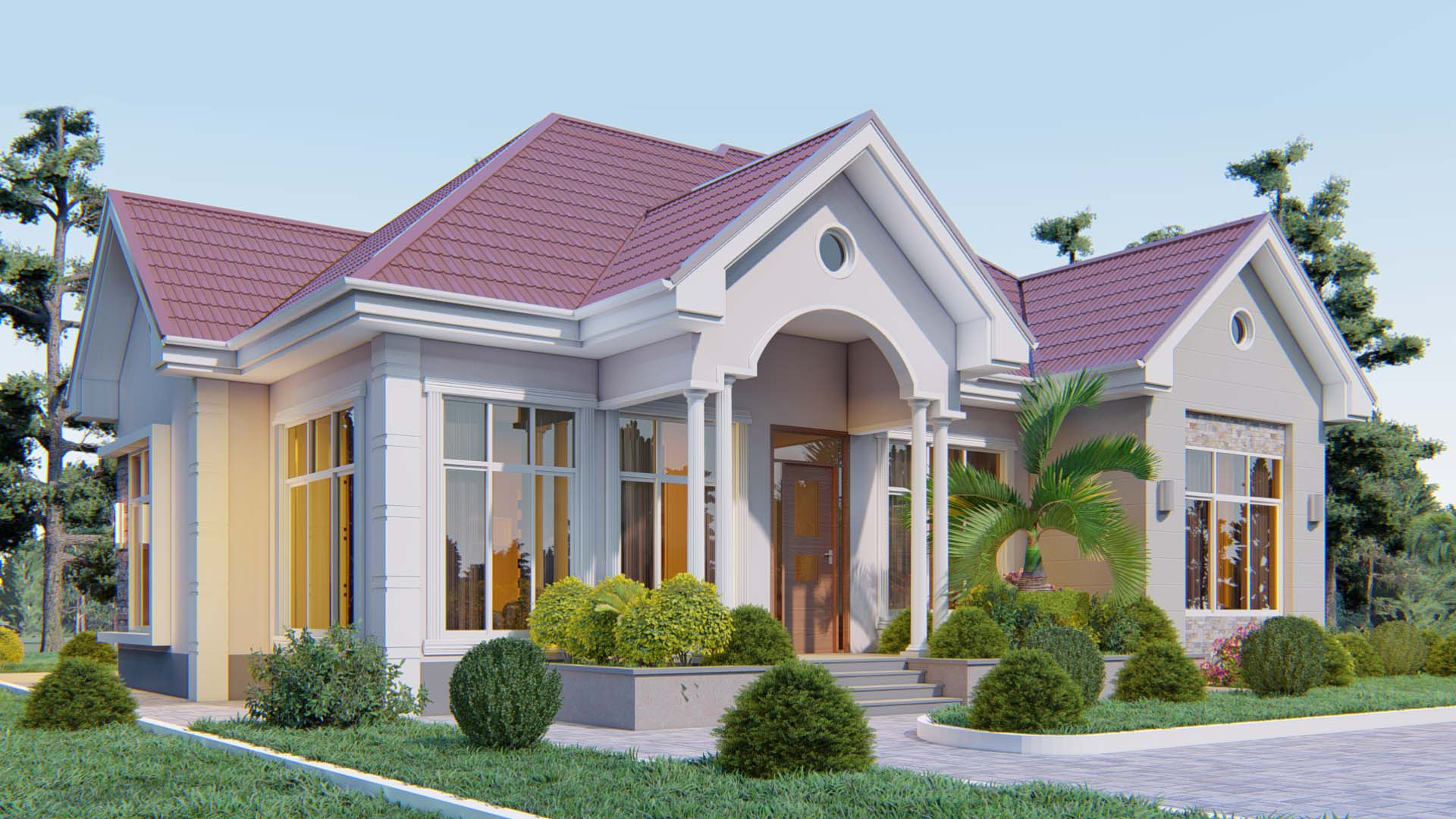 House Plan ID-27393 , 3 bedrooms , 1623+3265 bricks and 125 corrugates