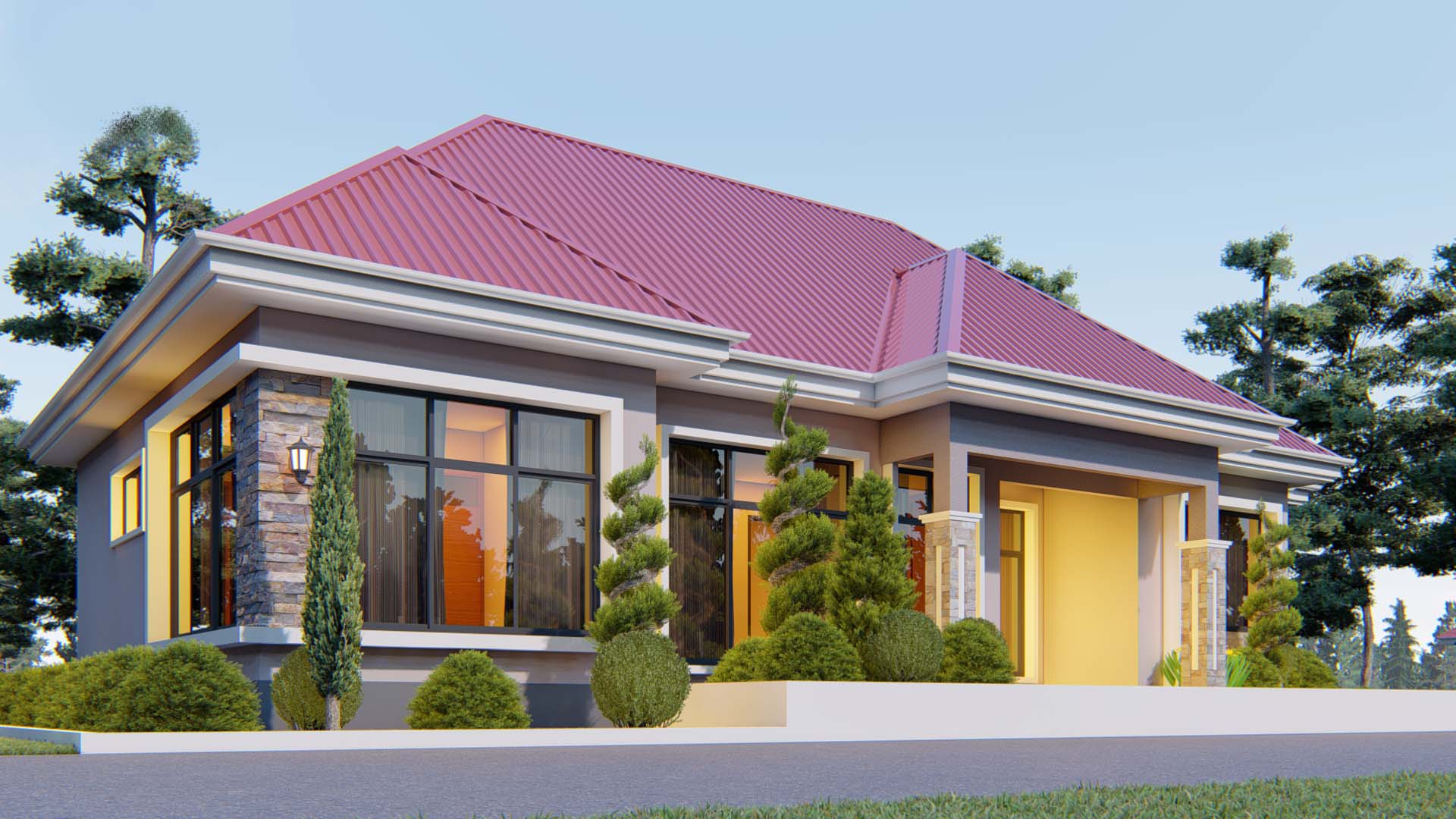 House Plan ID-27535 , 4 bedrooms , 1896+3813 bricks and 179 corrugates