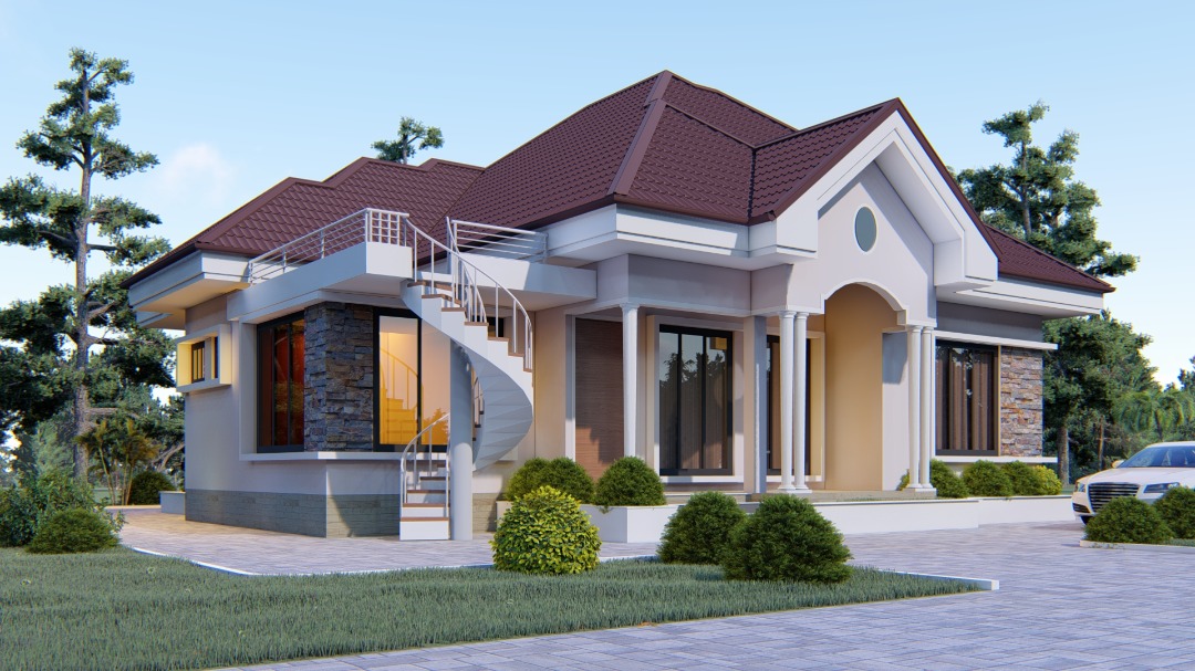 House Plan ID-28239 , 3 bedrooms , 1492+3001 bricks and 115 corrugates