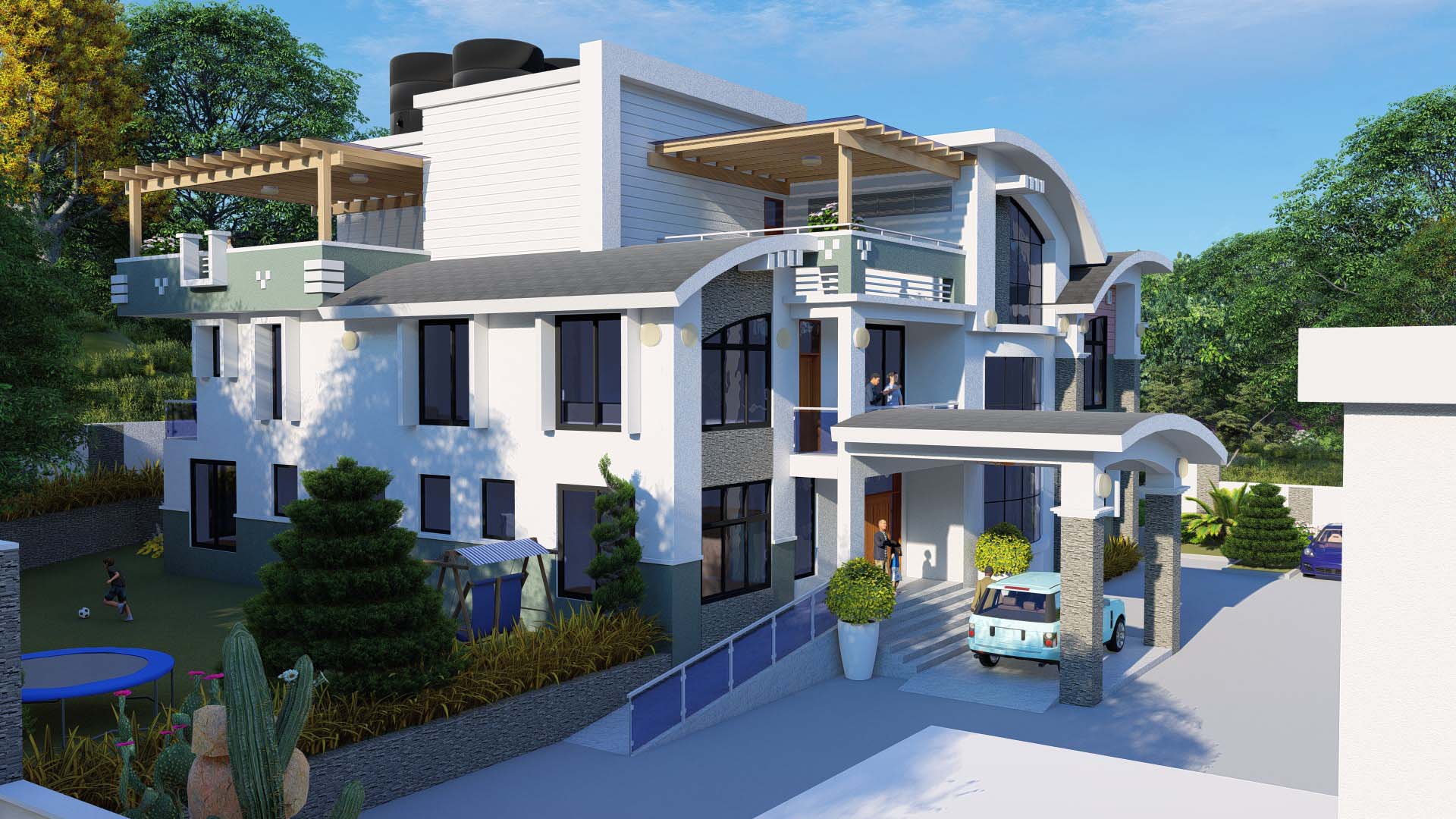 House Plan ID-28592 , 10 bedrooms , 6500+27622 bricks