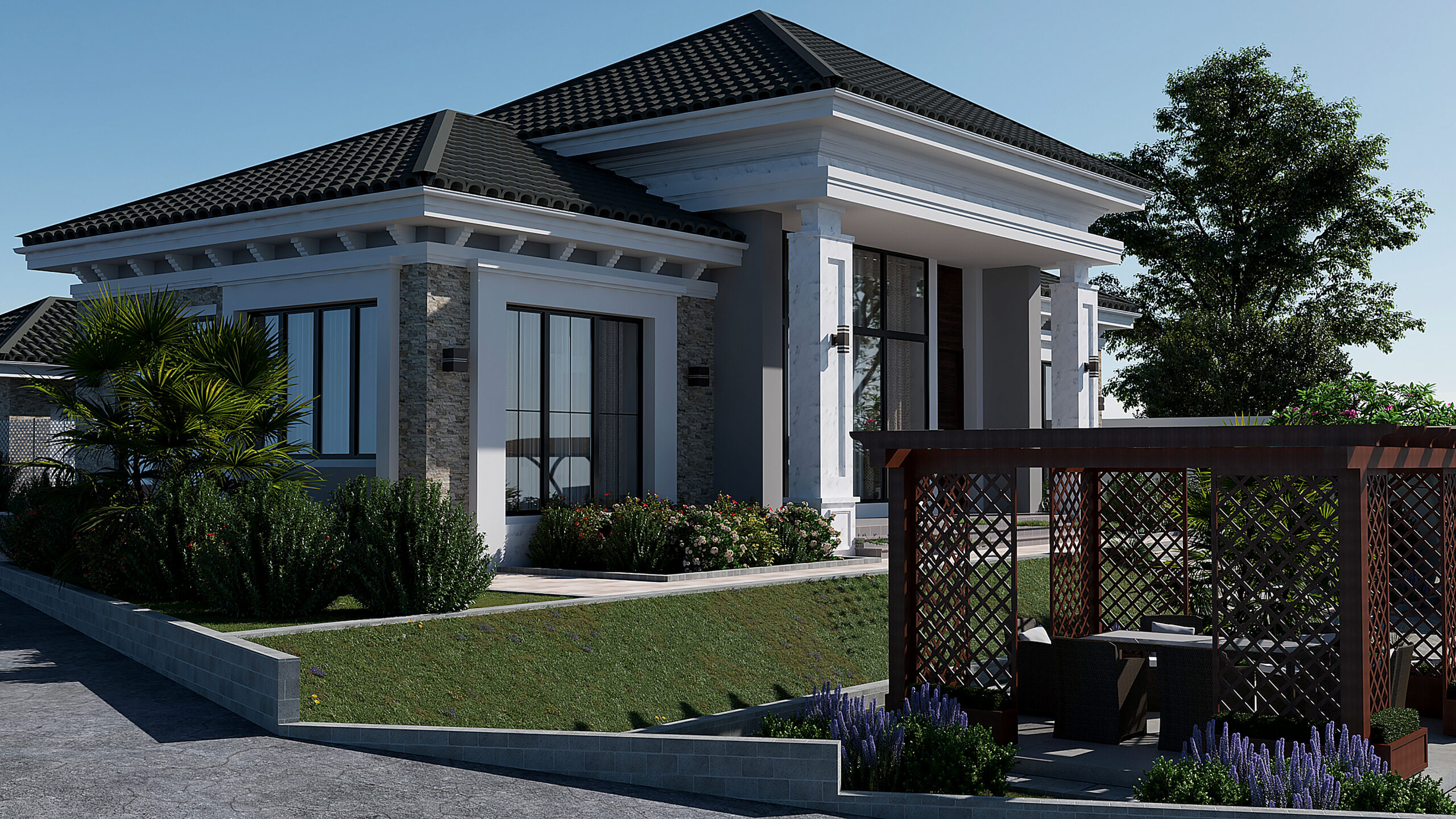 House Plan ID-29003 , 3 bedrooms , 2004+5031 bricks and 155 corrugates