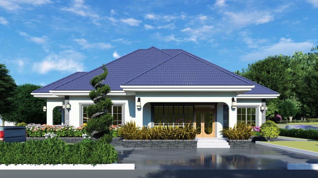 House Plan ID-31231 , 4 bedrooms , 2318+4663 bricks and 179 corrugates