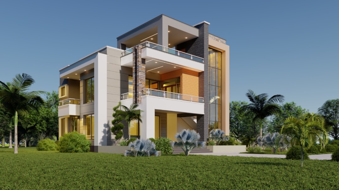 House Plan ID-32953 , 4 bedrooms , 2099+8790 bricks