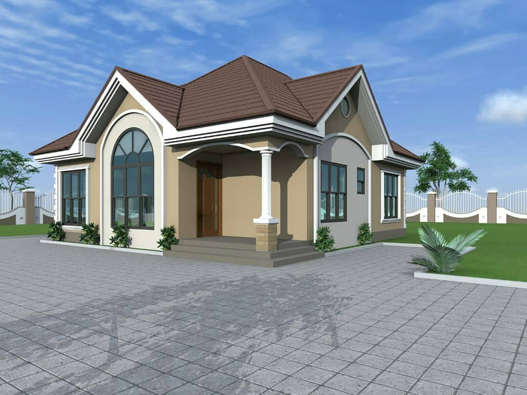 House Plan ID-15031 , 3 bedrooms , 1006+2023 bricks and 93 corrugates