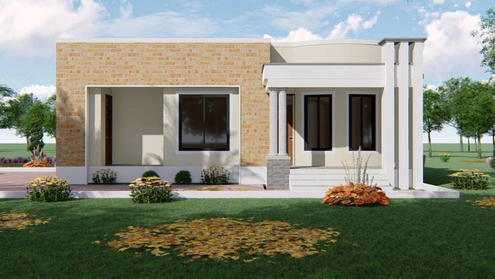 House Plan ID-26448, 3 bedrooms with 4080+1513 bricks and 70 corrugates