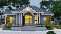 House Plan ID-27845, 3 bedrooms, 4296+2136 bricks and 200 corrugates