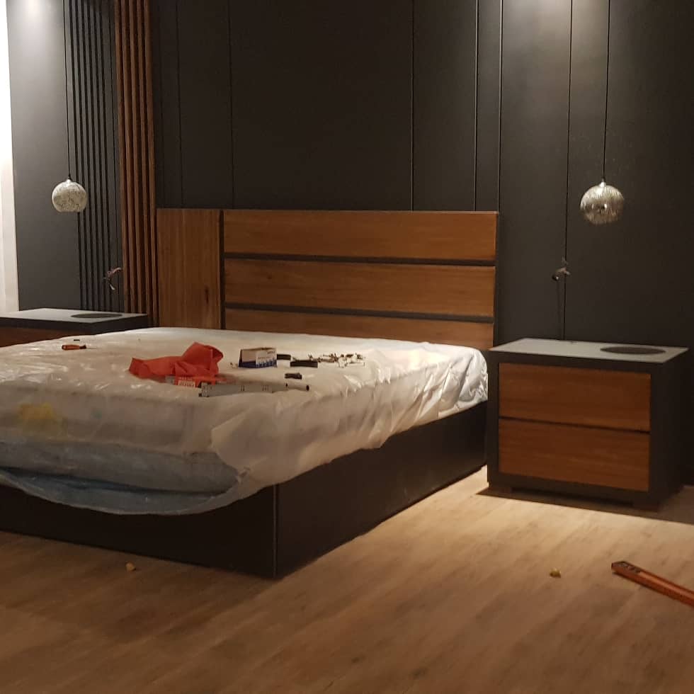 Njoo Tukutengenezee Vitanda vya Hardwood Mninga Mkongo Vya Staili na Mwonekano wa Kisasa